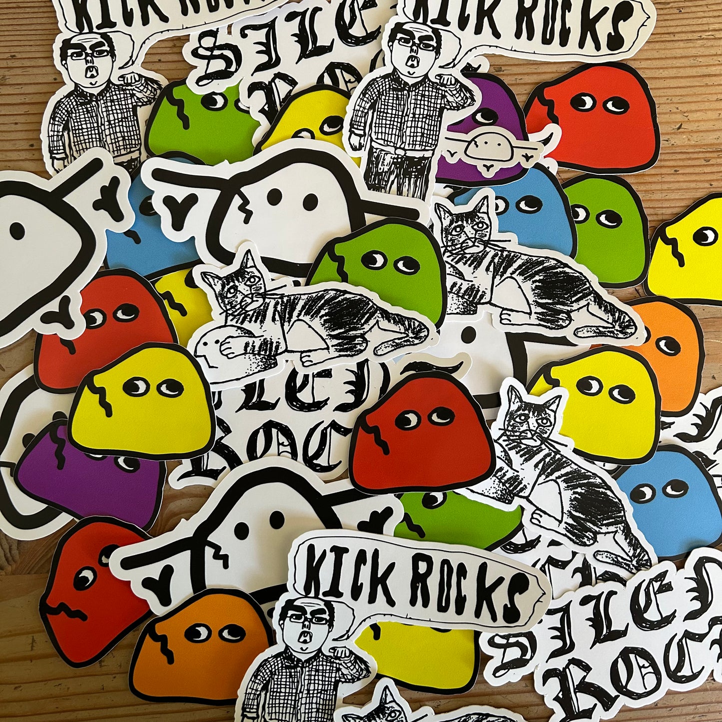 Silent Rock Sticker Pack